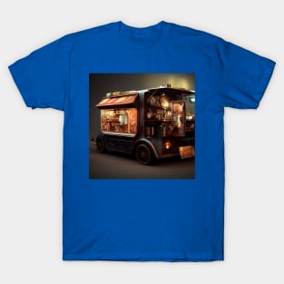 Steampunk Tokyo Ramen Food Truck T-Shirt